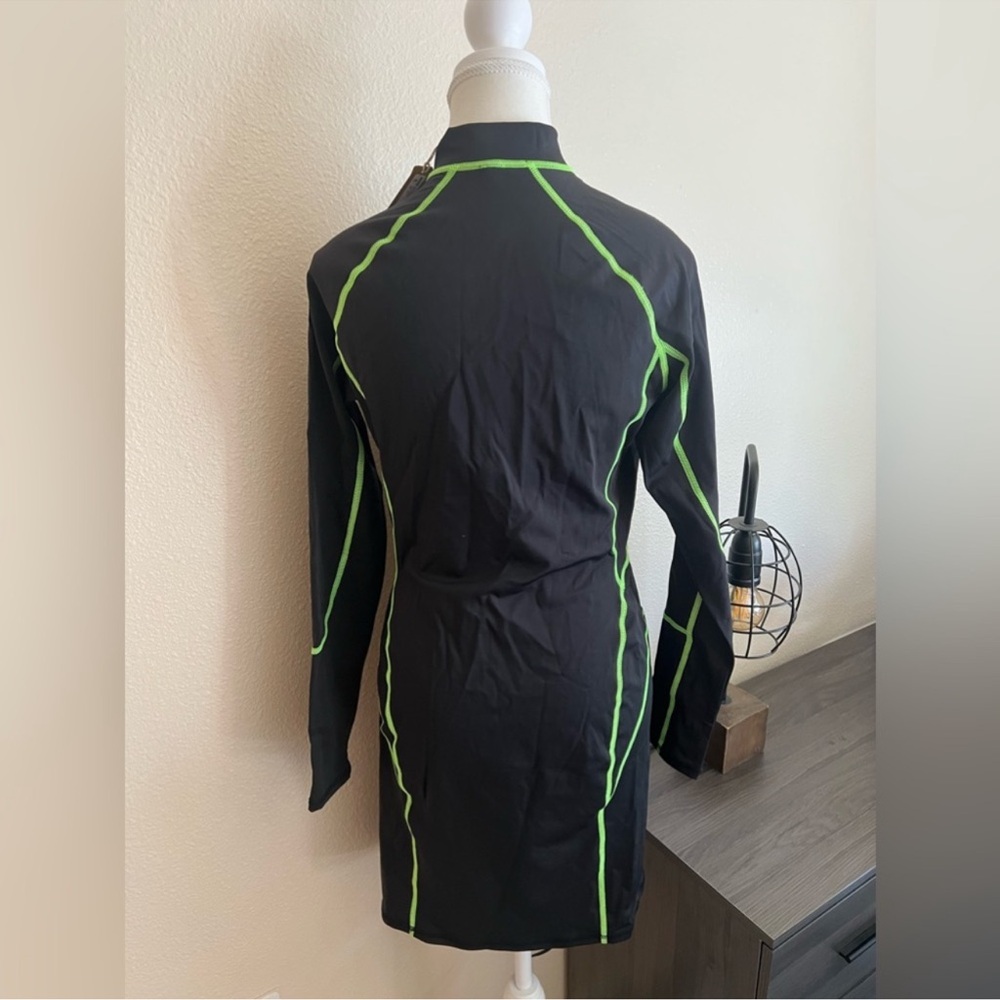 Skims Contour Mesh Mock Neck Dress - Picture 3 of 4